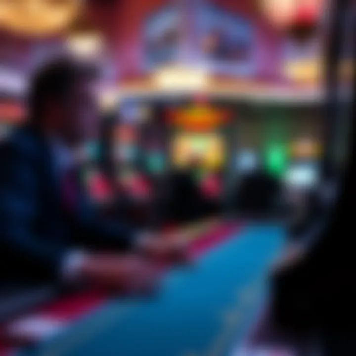 Psychological tactics applied in video blackjack