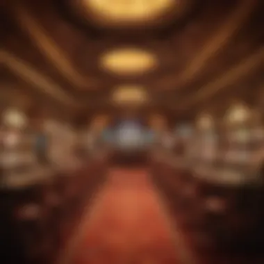 Interior view of MummysGold Casino showcasing the vibrant atmosphere