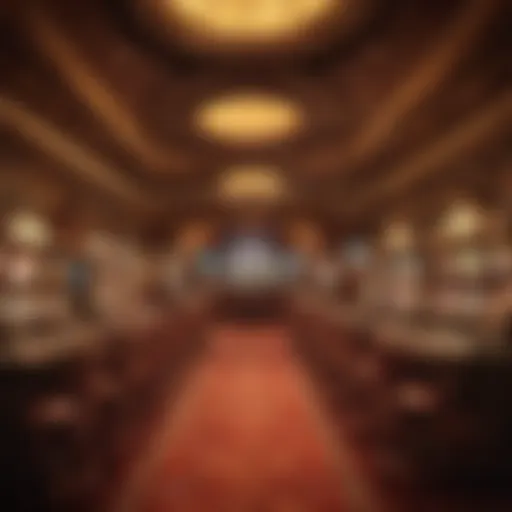 Interior view of MummysGold Casino showcasing the vibrant atmosphere
