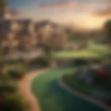Luxury Golf Resort and Casino Luxurious golf resort with a casino nearby