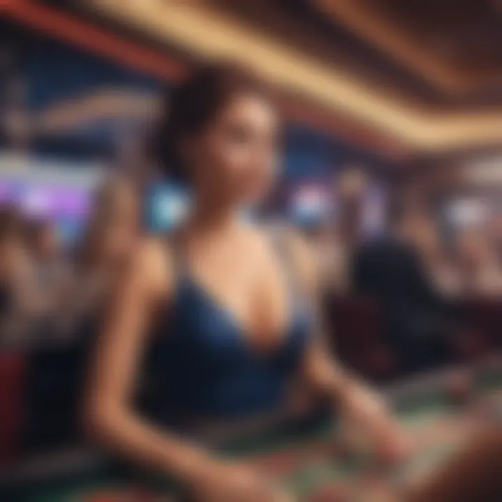 A vibrant event or entertainment happening at Lady Luck Casino.