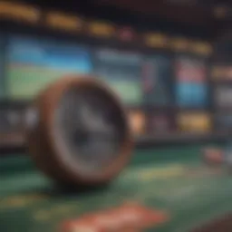 A dynamic dashboard showcasing various sports betting options