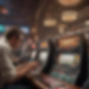 A visual representation of optimal gaming strategies in action