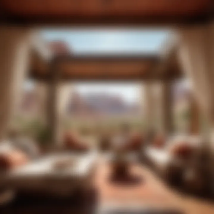 Guests enjoying relaxation in a cabana at Red Rock Casino