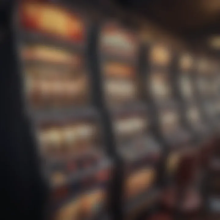 Historical timeline chart illustrating the evolution of slot machines