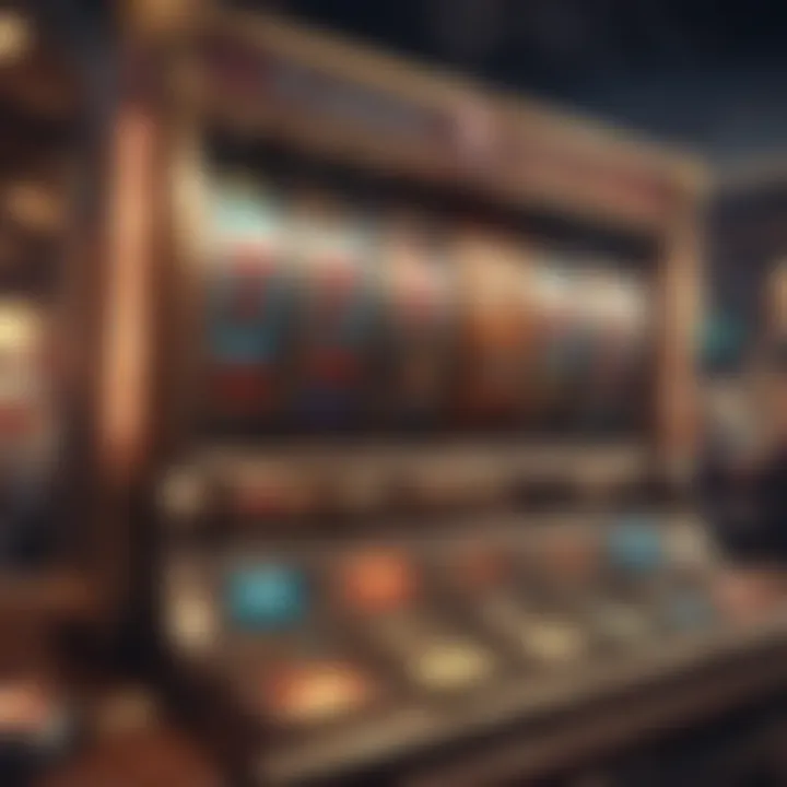 Illustration depicting user experience on the Slots LV platform