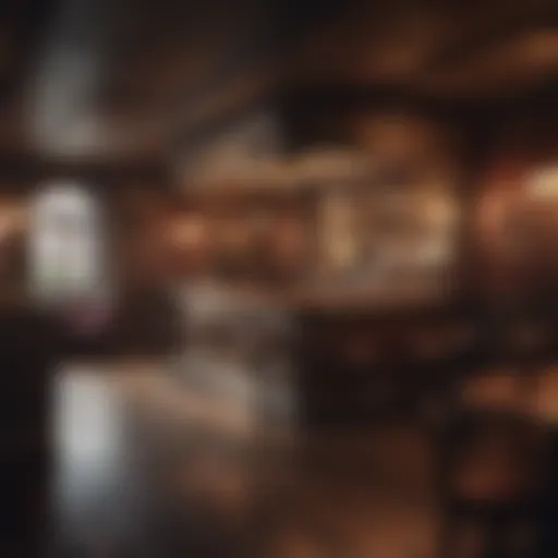 An elegant speakeasy bar with vintage decor