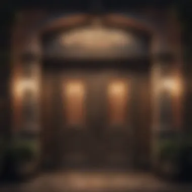 Entrances to Hidden Worlds of Gaming An inviting entrance to a speakeasy-style venue