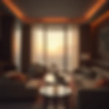 Cozy Living Area for Relaxation Cozy living area in a suite designed for relaxation