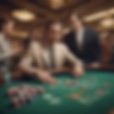 Ethical Implications of Gambling A conceptual image depicting the ethical implications of gambling in a political context.