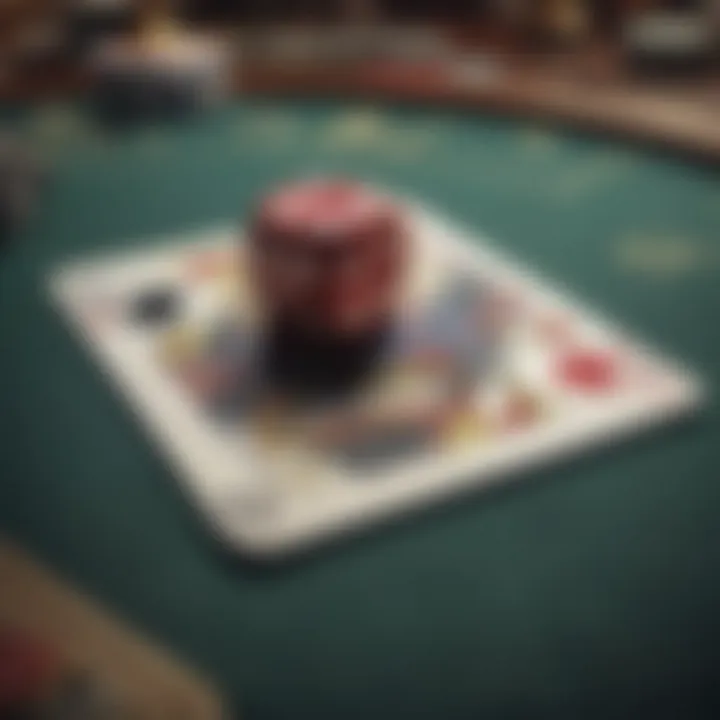 A strategic diagram illustrating key tactics for winning at blackjack