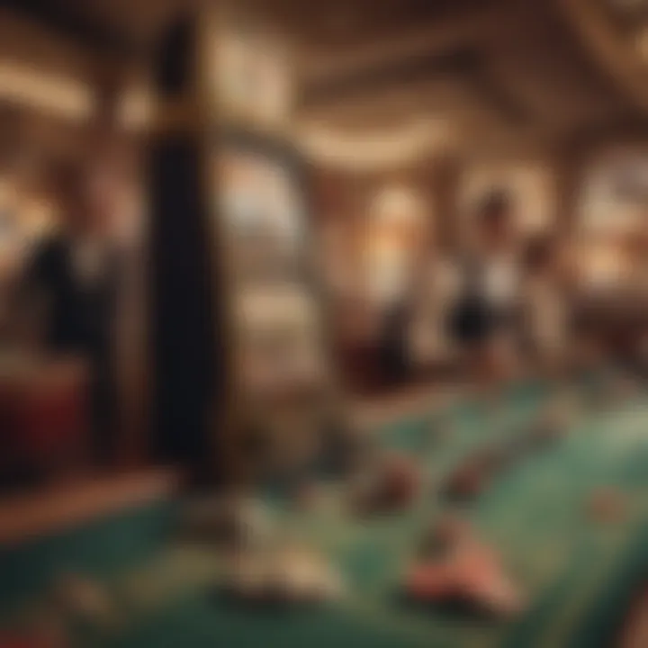 A historical timeline showcasing the evolution of card games in casinos