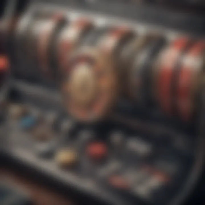 An illustration representing random number generator algorithms used in gaming