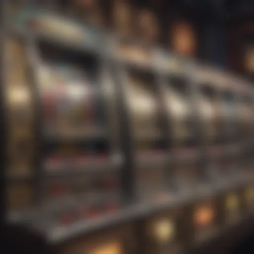 Intricate design of a dollar slot machine