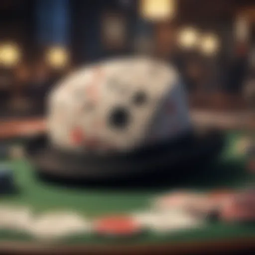 Conceptual representation of hat trick bets in gambling