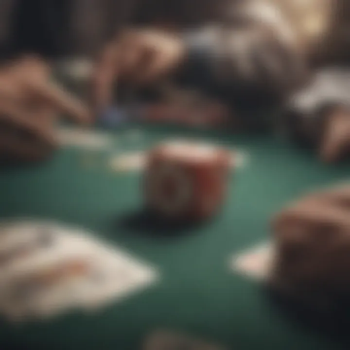 Graphical depiction of strategy elements in poker games