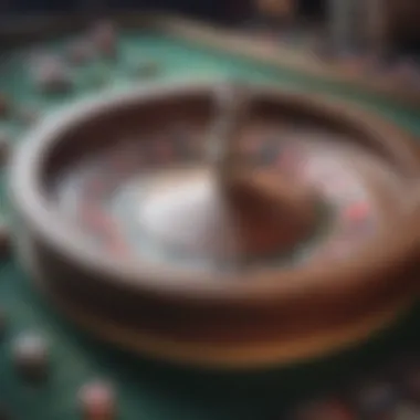 Roulette Betting Strategies Strategic betting options displayed on a roulette table.