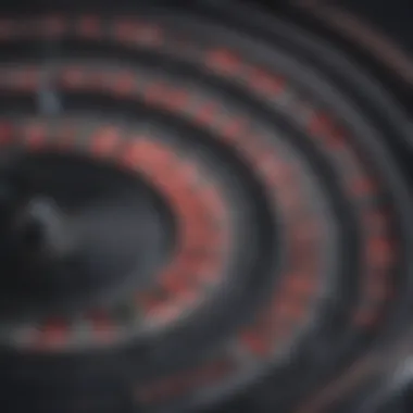 A visual comparison between single zero and double zero roulette wheels.