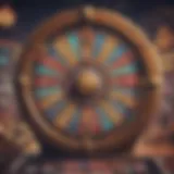 Gameplay interface of Wheel of Fortune slot machine