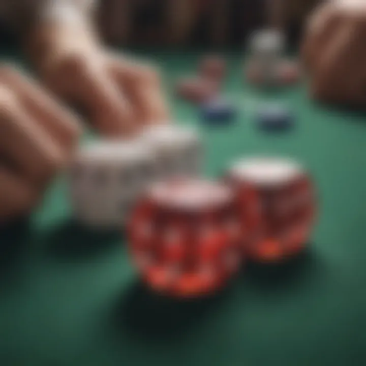 Psychological aspects of gambling depicted through thoughtful expressions
