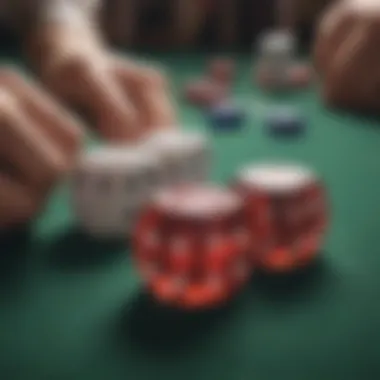 Exploring the Psychology of Dice Setting Psychological aspects of gambling depicted through thoughtful expressions