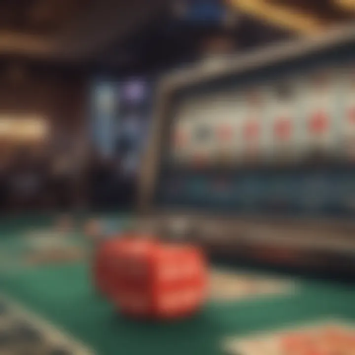 A comparison chart highlighting differences between video poker and traditional poker
