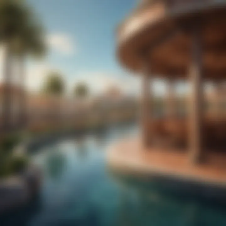 Scenic outdoor area of Water View Casino highlighting the surrounding landscape